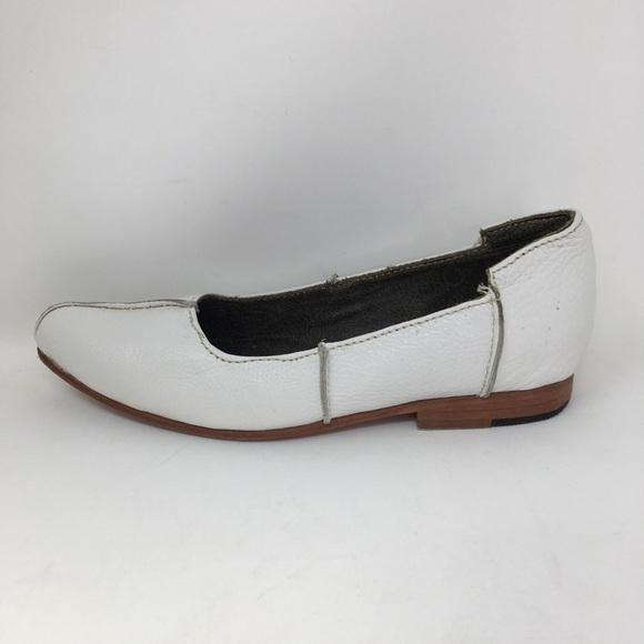 Jim Barnier Shoes Flats Skimmers White Leather 7.5 - Picture 9 of 12